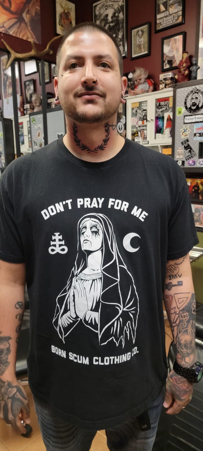 Customer photo review of TRIPPED OUT T-SHIRT