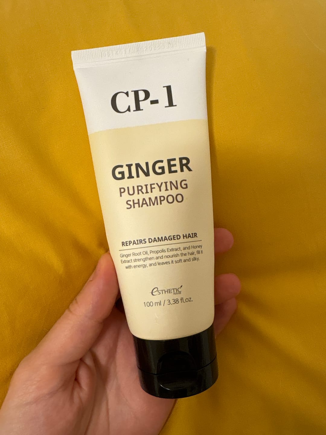 Customer photo review of Atjaunojošs šampūns matiem ar ingvera sakni CP-1 Ginger Purifying Shampoo
