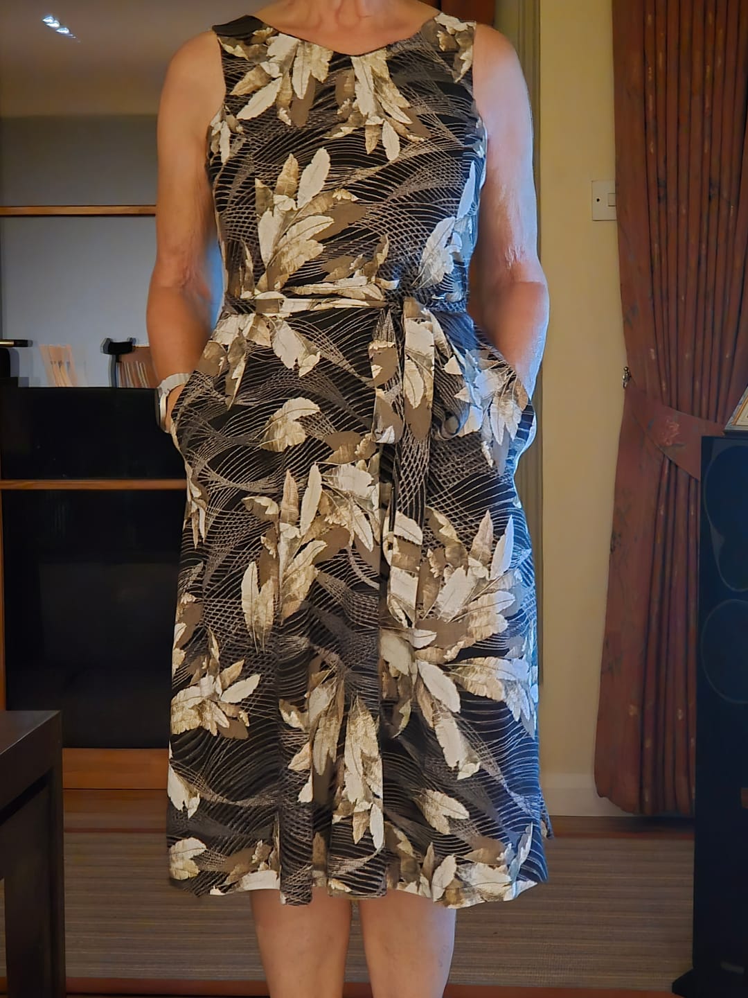 Customer photo review of Palm Weave Viscose Challis Fabric