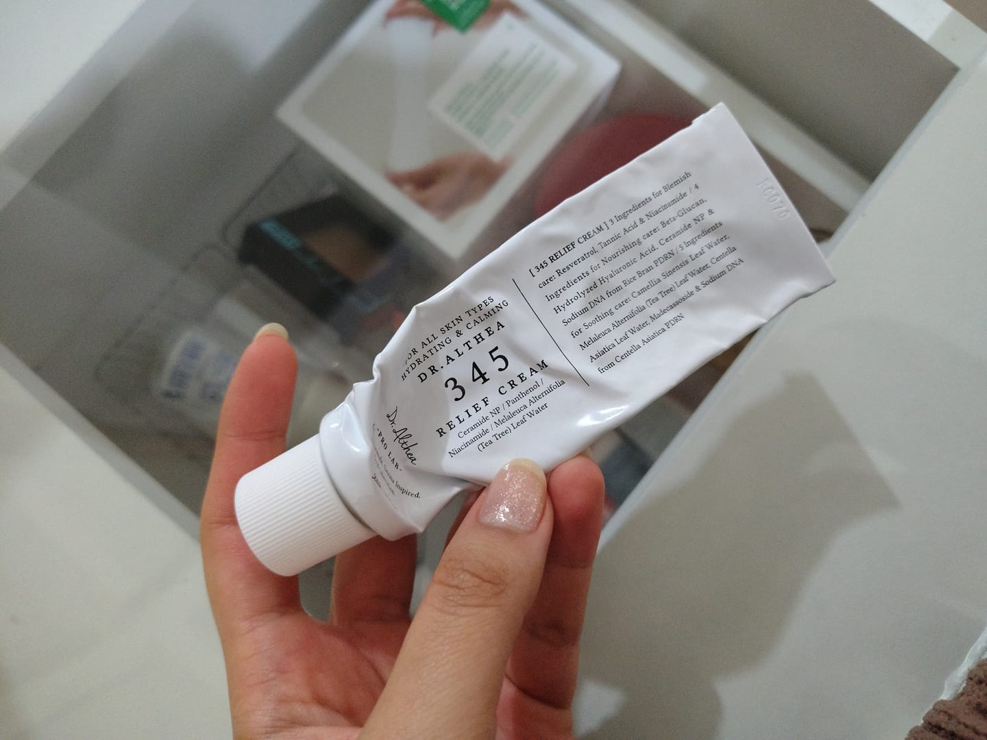 Customer photo review of 345 Relief Cream