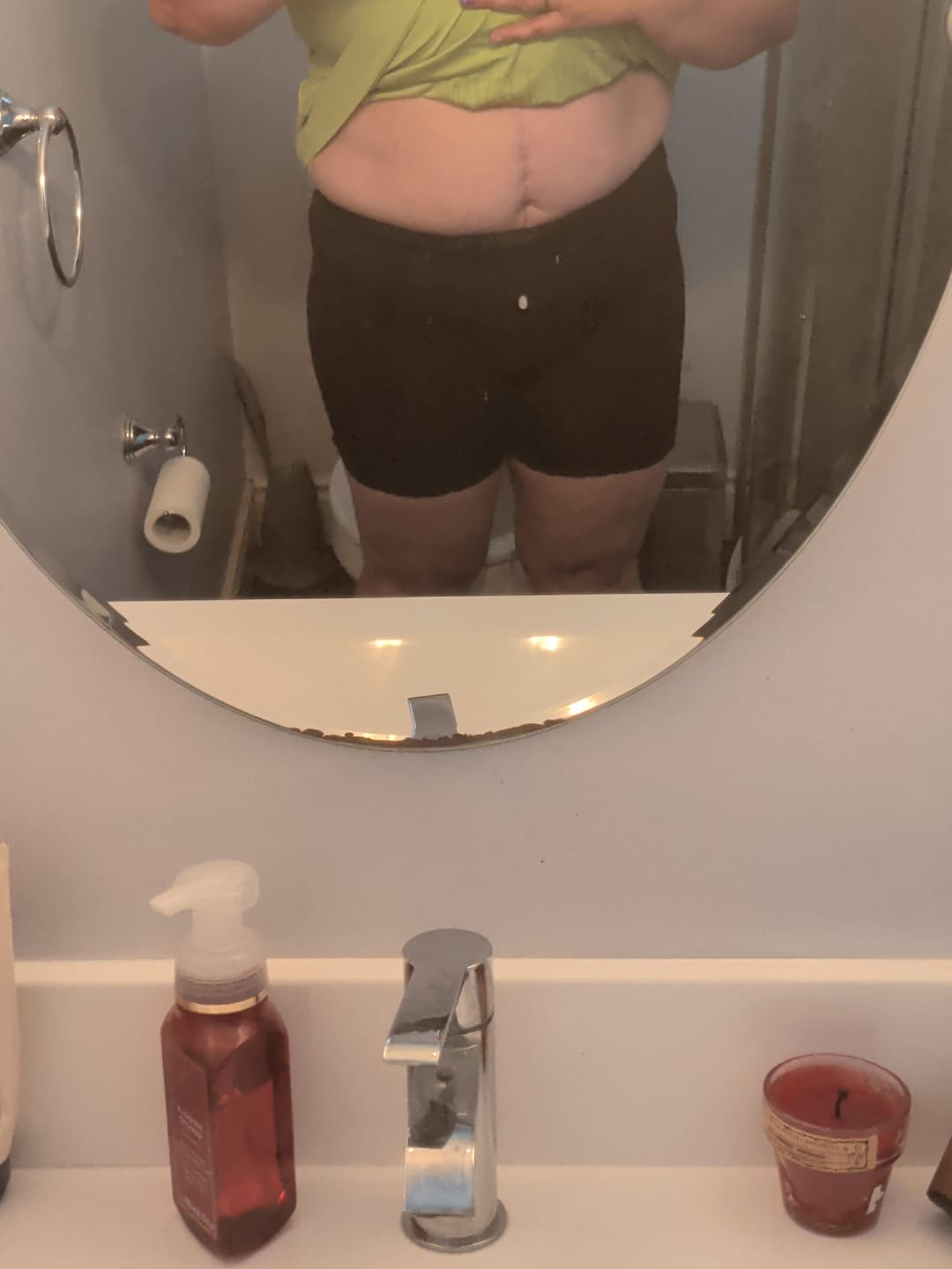 Customer photo review of 6" Bestie Biker Short 2.0