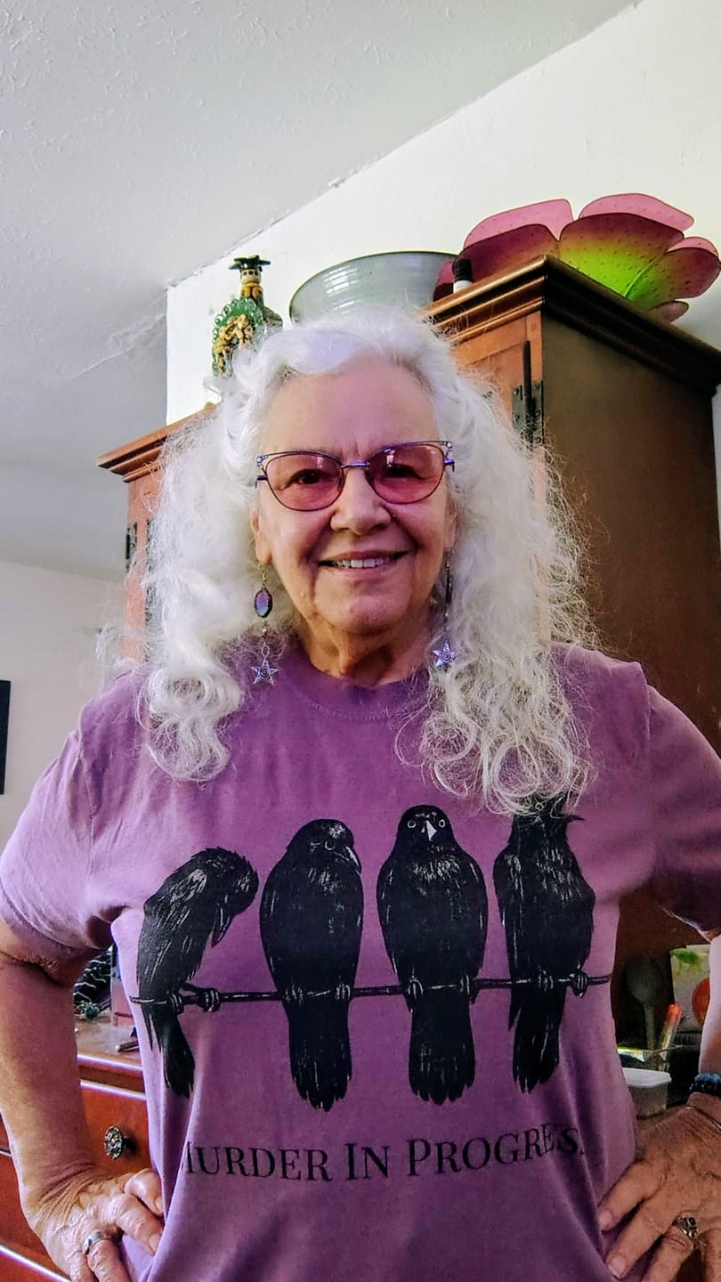 Customer photo review of Murder In Progress Crow T-Shirt