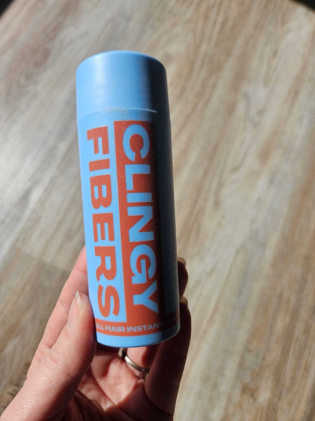 Customer photo review of Dirty Dark Blonde // Clingy Fibers