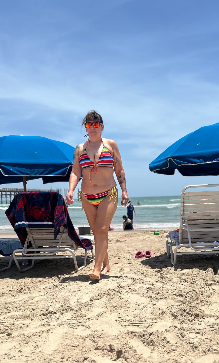 Customer photo review of Mi Serape Sexy - String Bikini Top