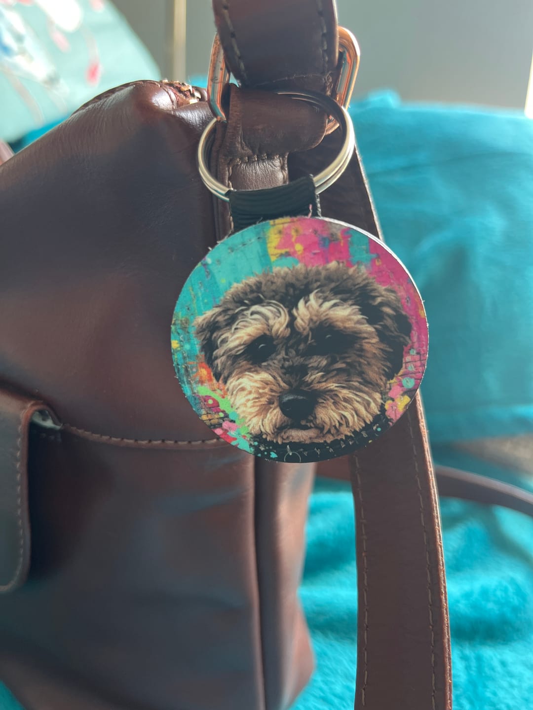 Customer photo review of Streetart - Personalised Keychain