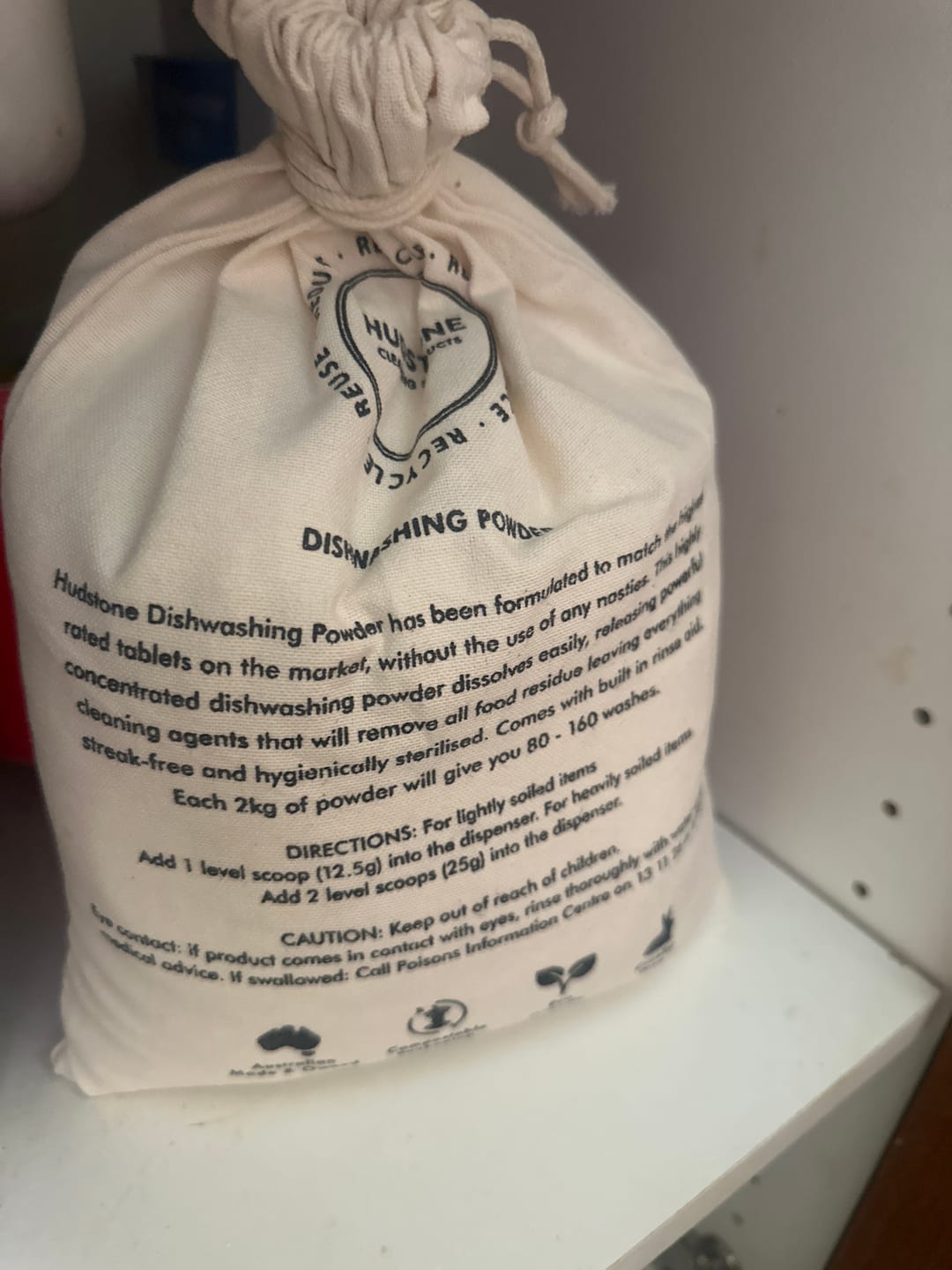 Customer photo review of Dishwashing Powder