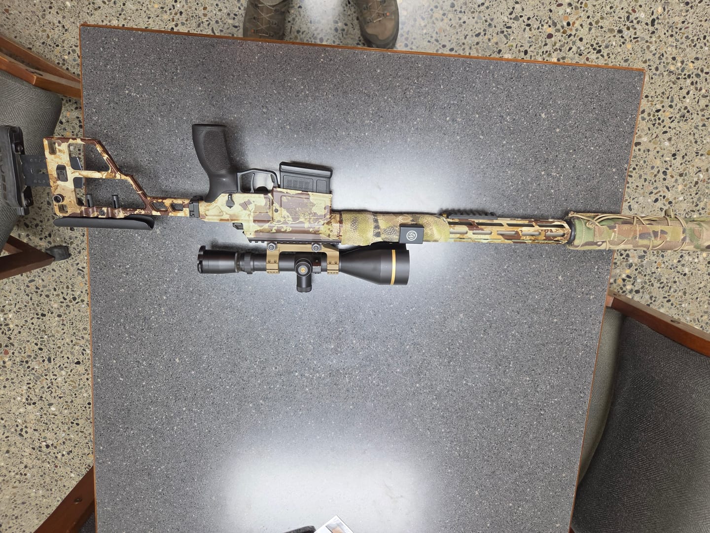Customer photo review of Camo Form Gear Wrap | Camo Tape