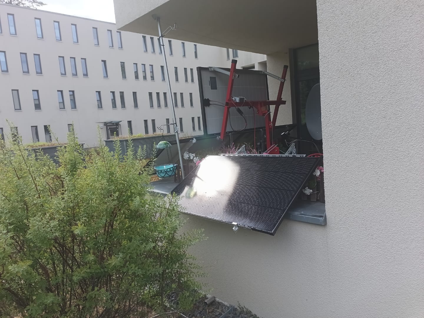 Customer photo review of Ray Solarmodul 200W Komplett Schwarz