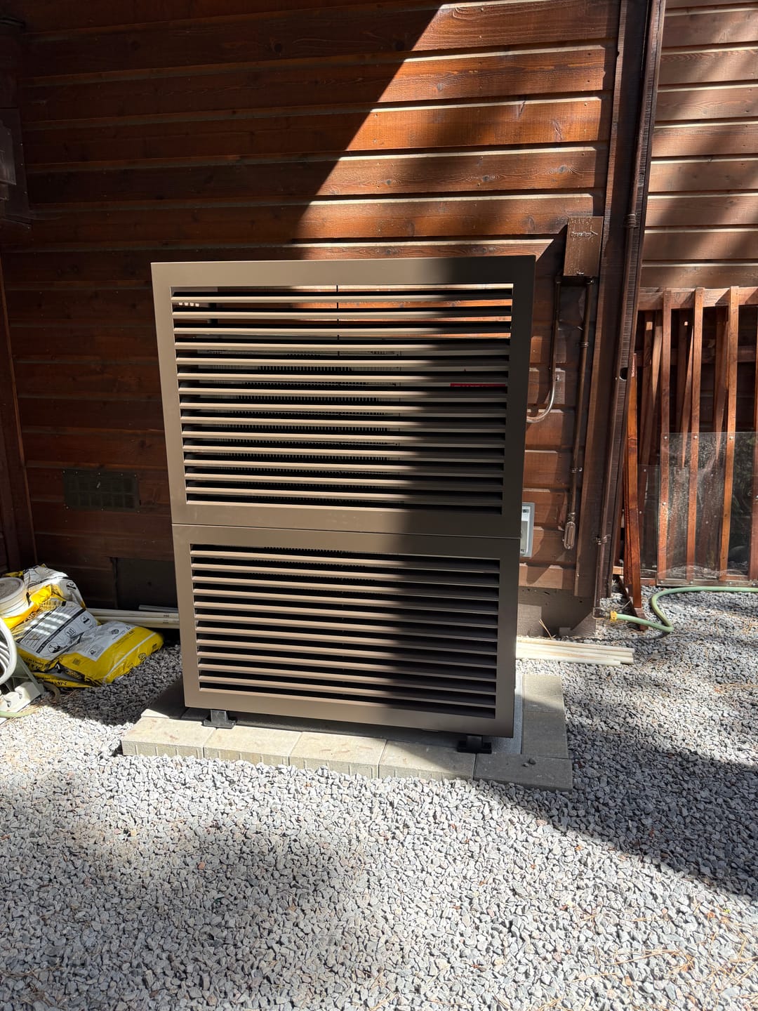 Customer photo review of Mini-Split AC Cover - Bronze
