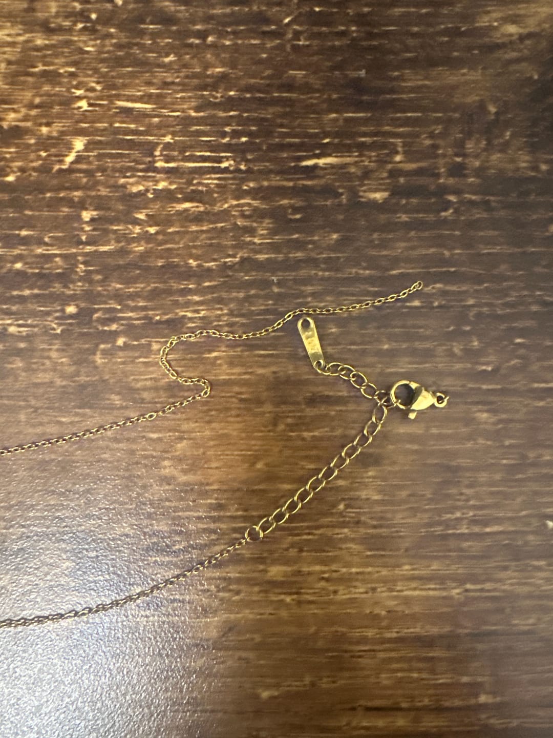 Customer photo review of Mondstein Halskette mit 14K Gold Kette
