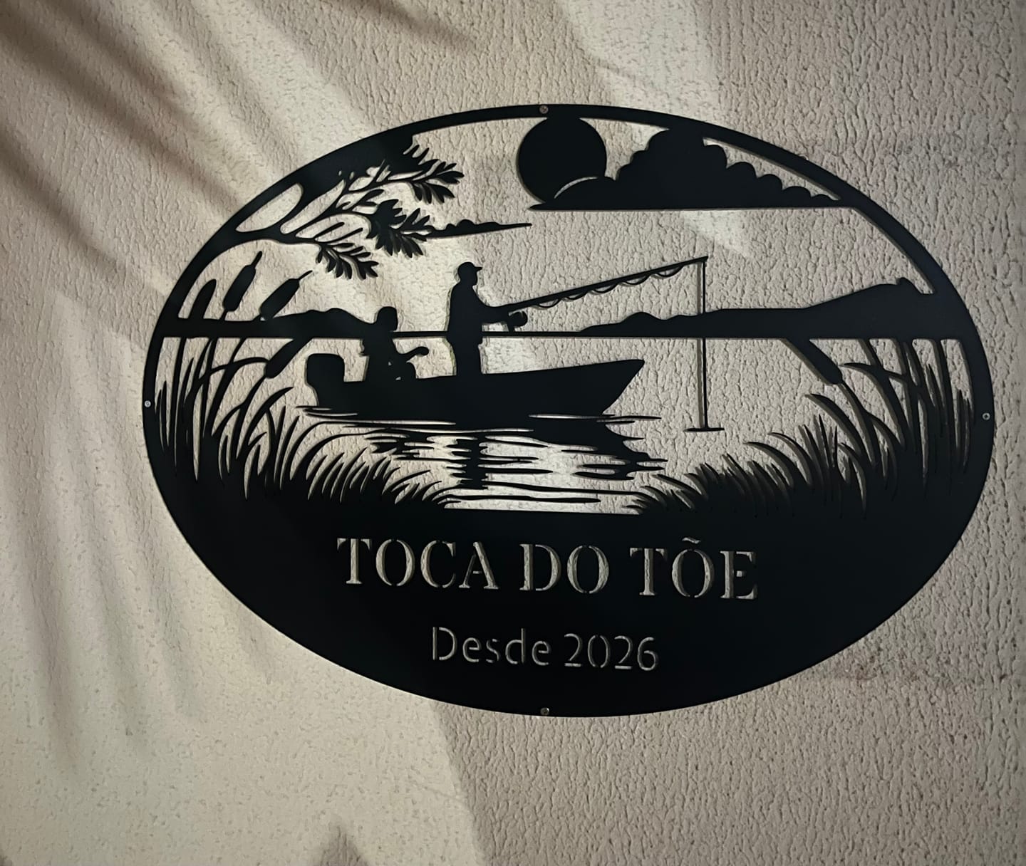 Customer photo review of Placa Paz no Lago