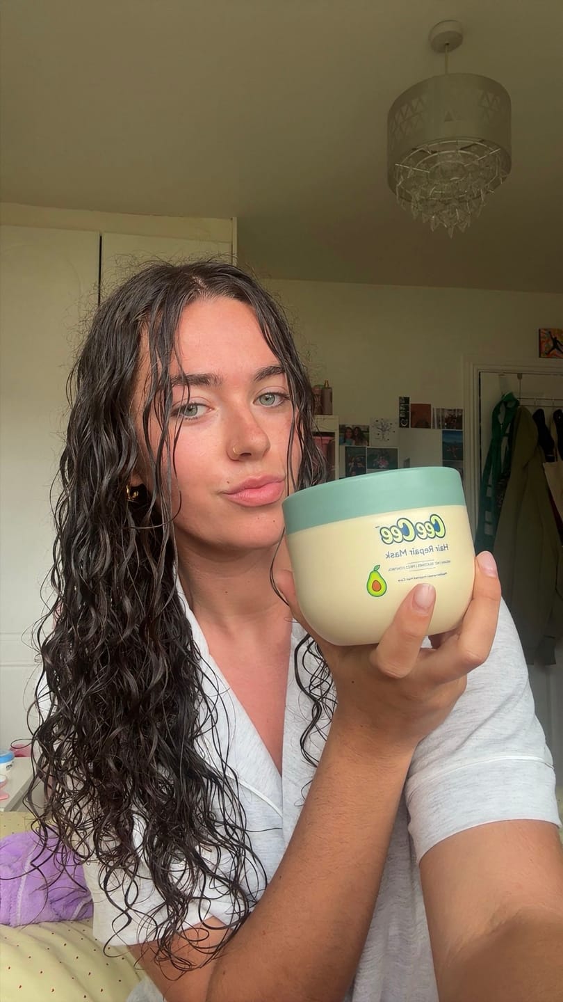 Customer photo review of Cee Cee Hair Repair Mask