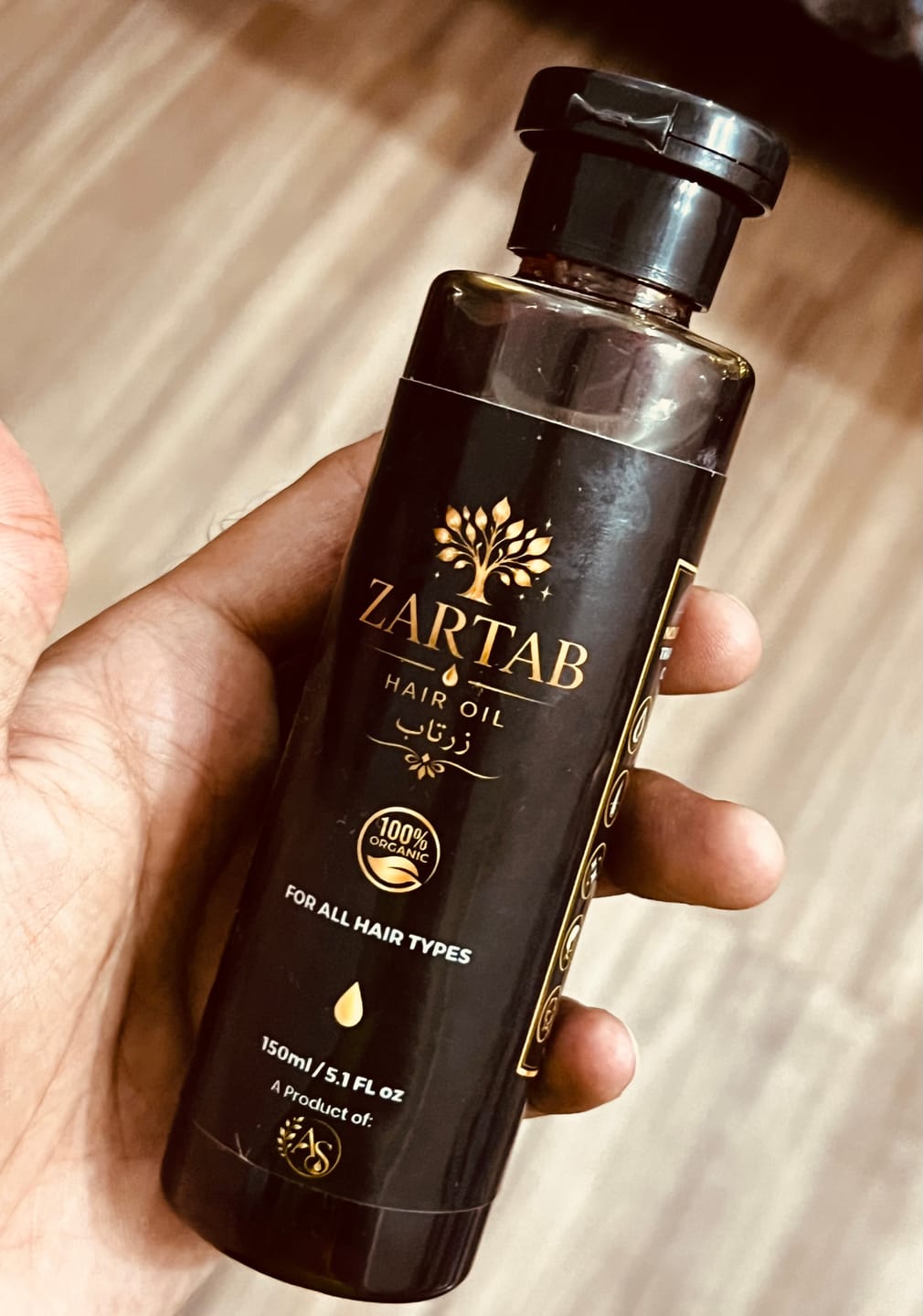Customer photo review of Zartab Hair Oil (150Ml)