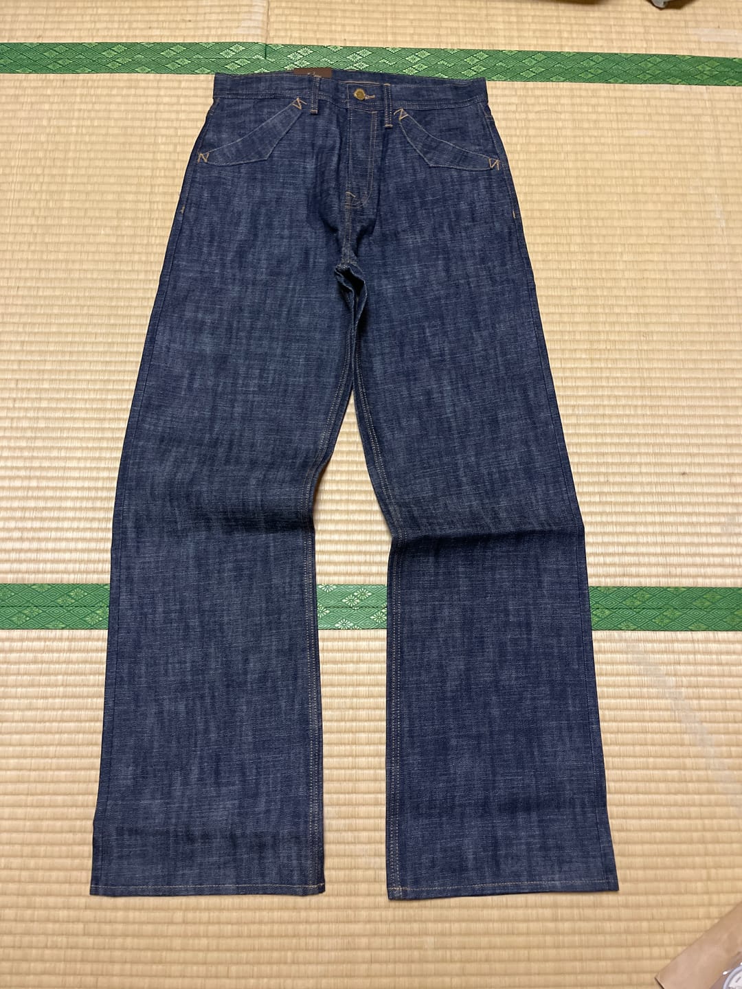 Customer photo review of Store Brand Selvedge Denim jeans