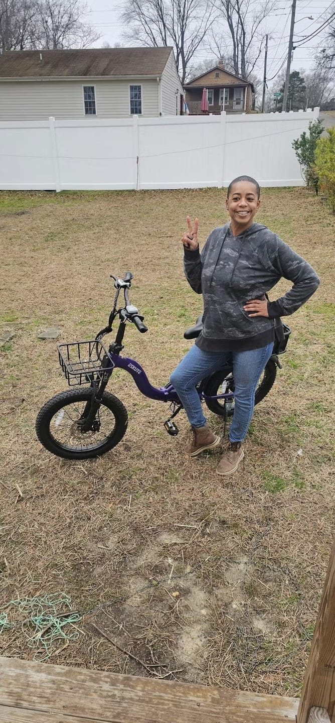 Customer photo review of Eskute D202 Folding-E-Bike