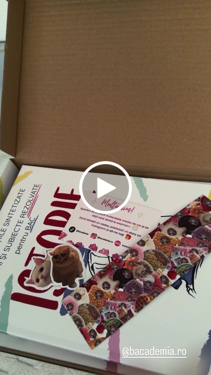 Customer video review of Pachet Bacalaureat (Română + Istorie + Logică) Bacademia
