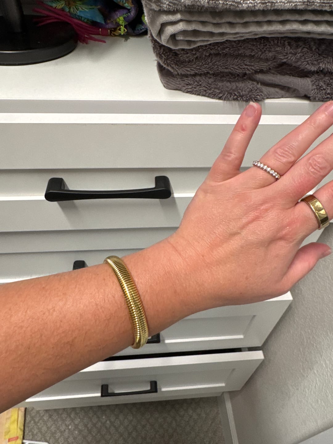 Customer photo review of Ibiza Chunky Bangle (Bundle)