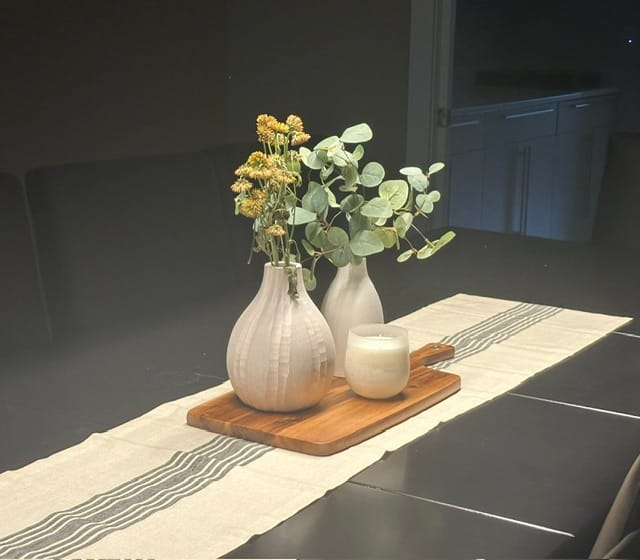 Customer photo review of Farmhouse Table Runner