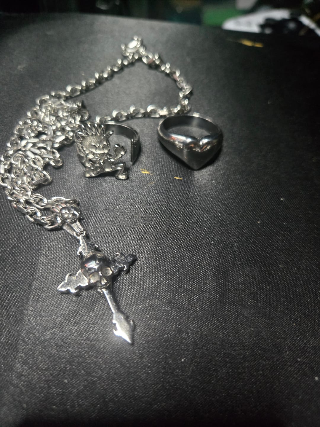 Customer photo review of DOWN YOUR THROAT PENDANT