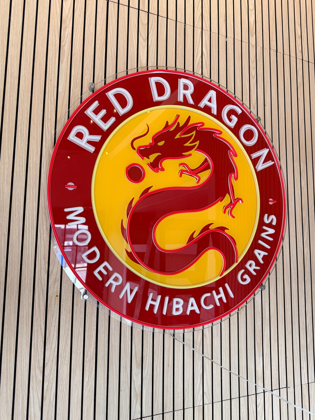 Customer photo review of RED DRAGON| LED NEON SIGN (30x30 inches)