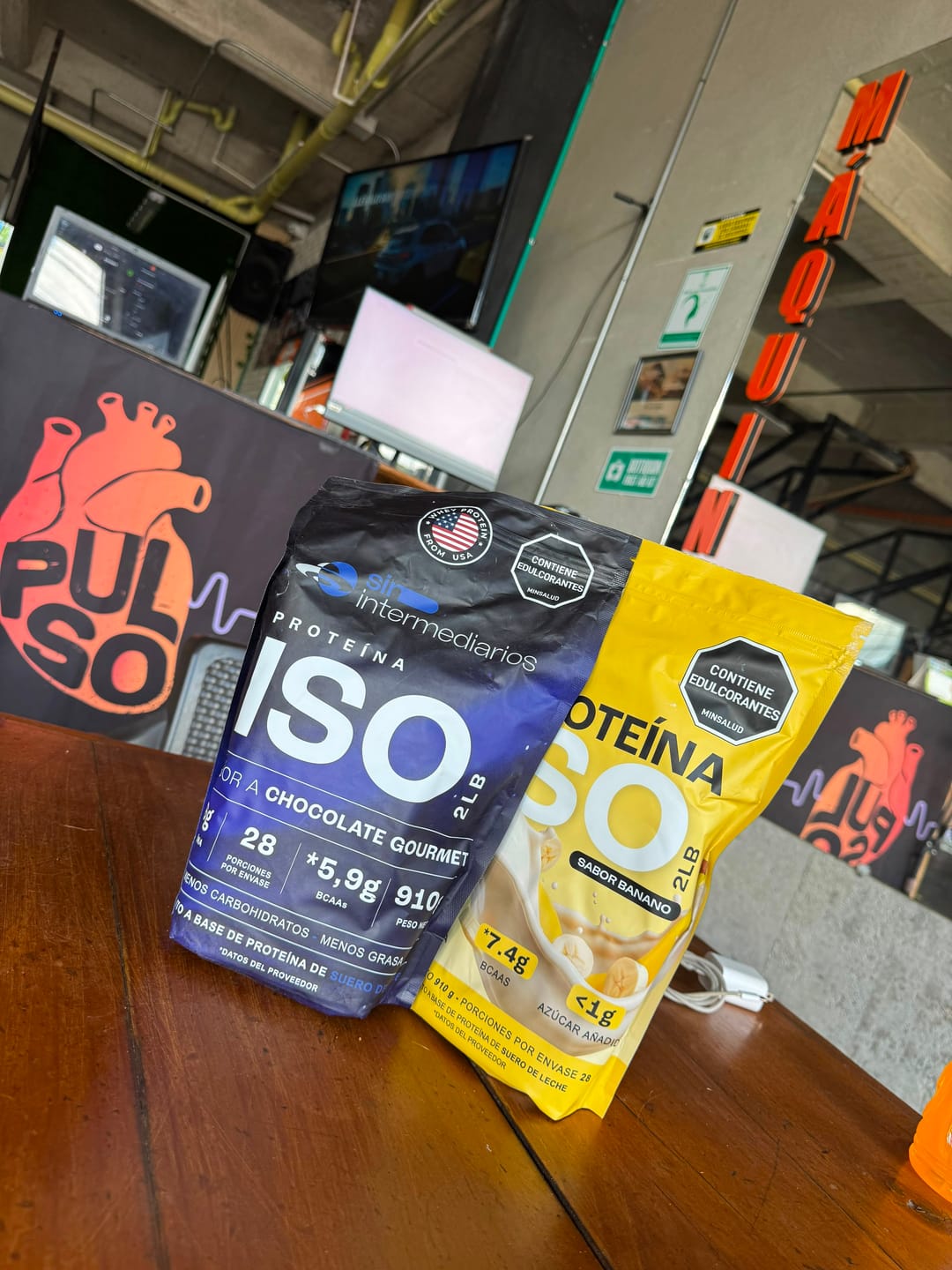 Customer photo review of Proteína Aislada ISO - Banano