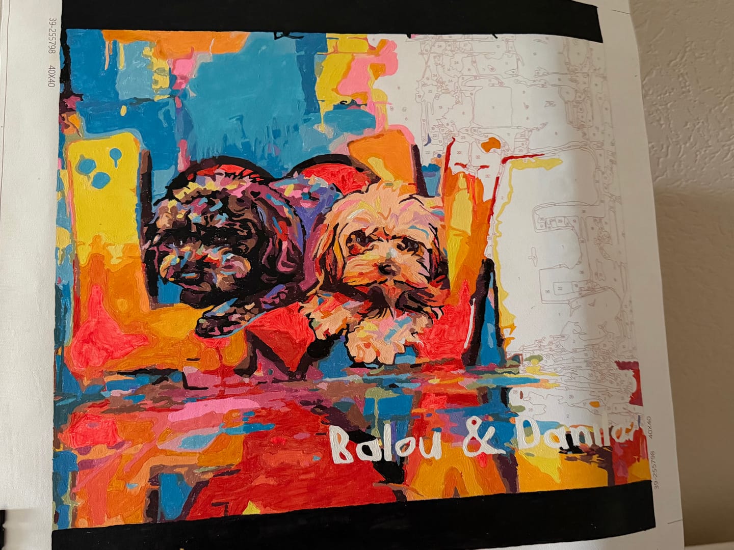 Customer photo review of Eigenes Foto - Malen nach Zahlen