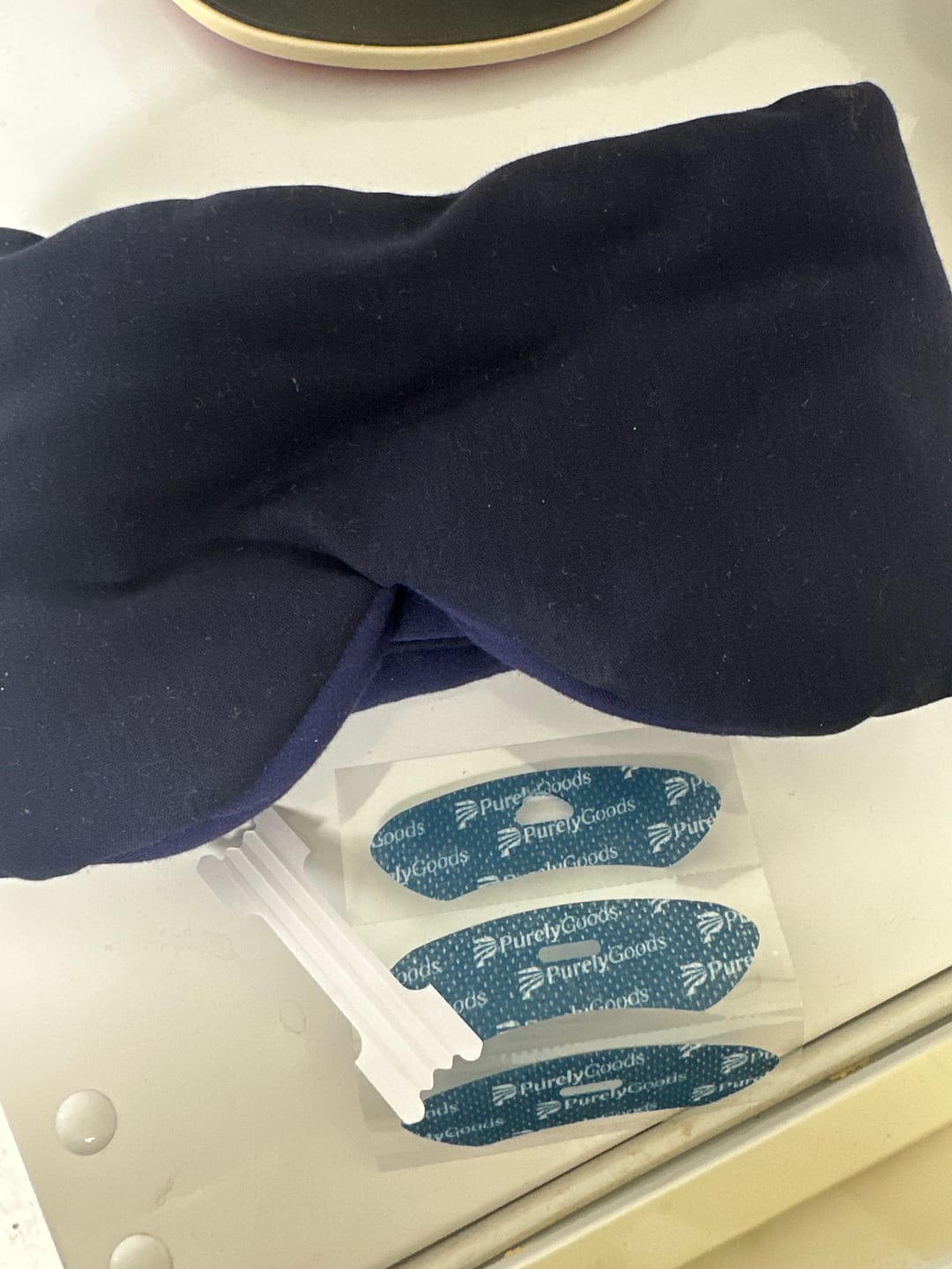 Customer photo review of PurelyGoods Slaappakket – Slaapmasker, Mondtape & Neusstrips