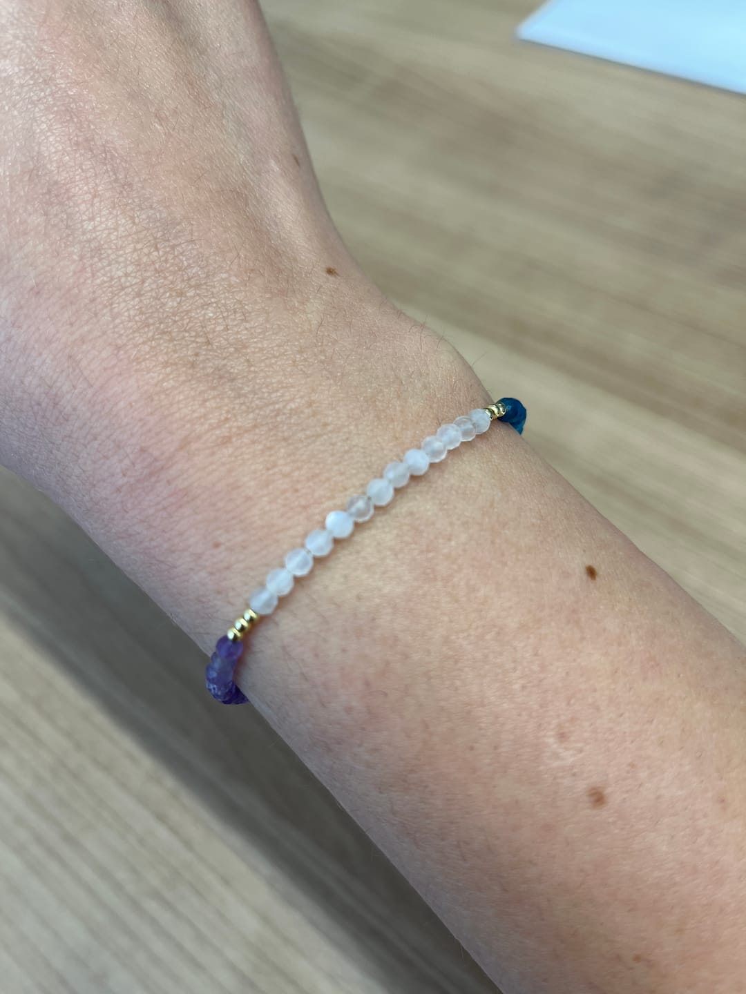 Customer photo review of Big Three - Geburtschart Armband