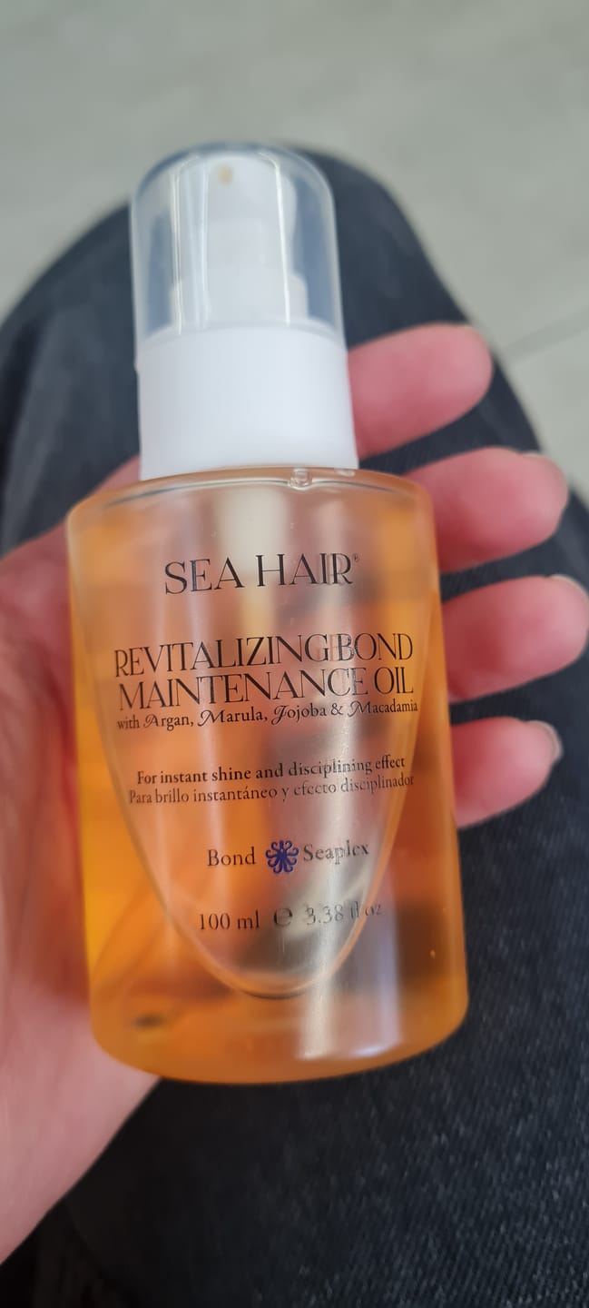 Customer photo review of Óleo Revitalizante Seaplex Bond Sea Hair