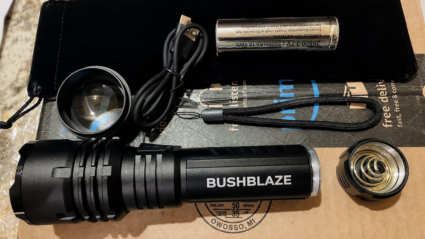 Customer photo review of BUSHBLAZE™ TACTICAL FLASHLIGHT