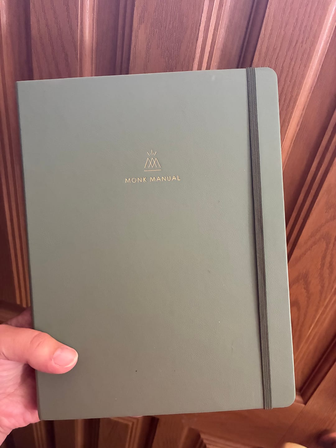 Customer photo review of Monk Manual™ Weekly Planner