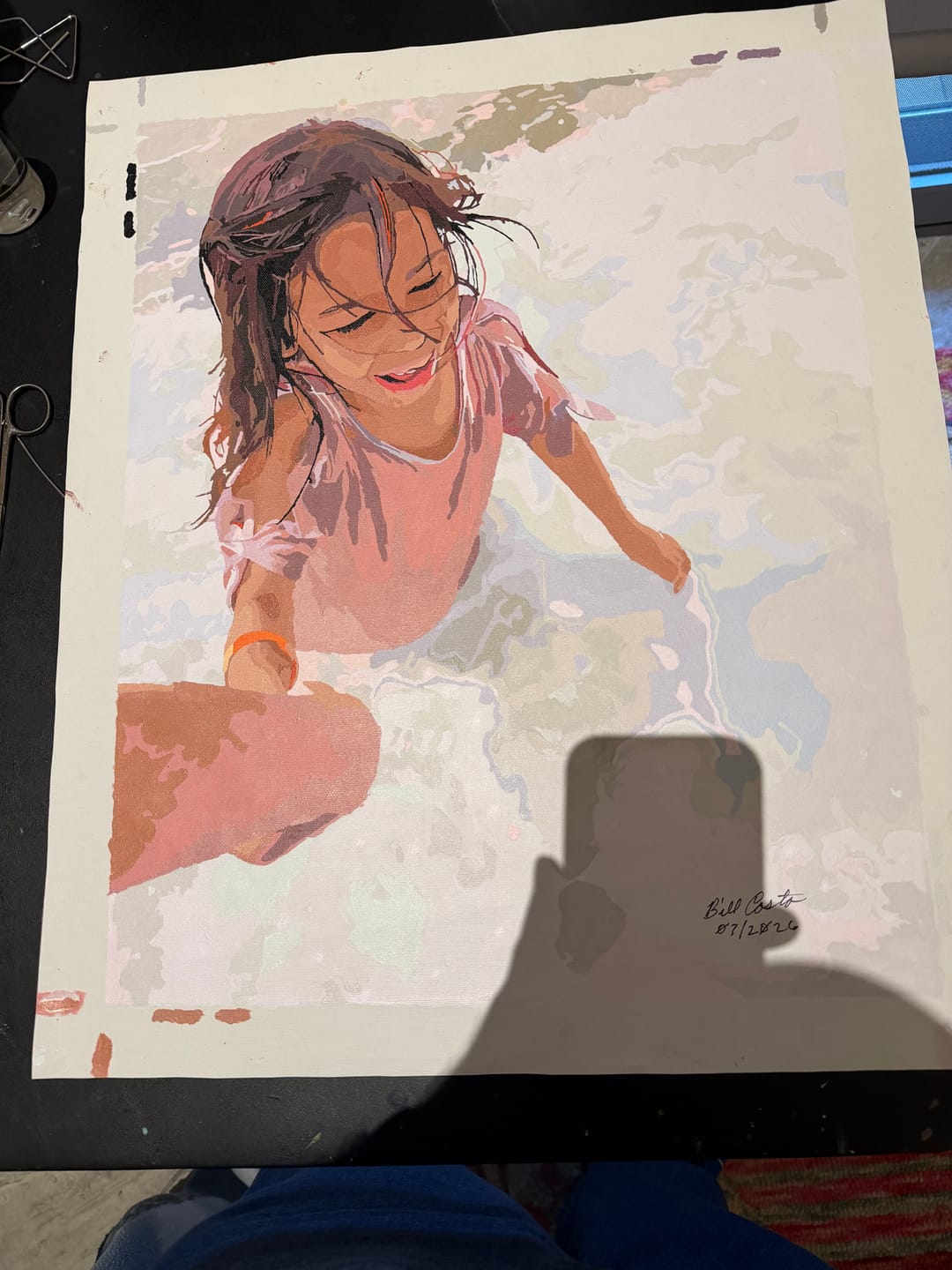 Customer photo review of Custom Paint by Number
