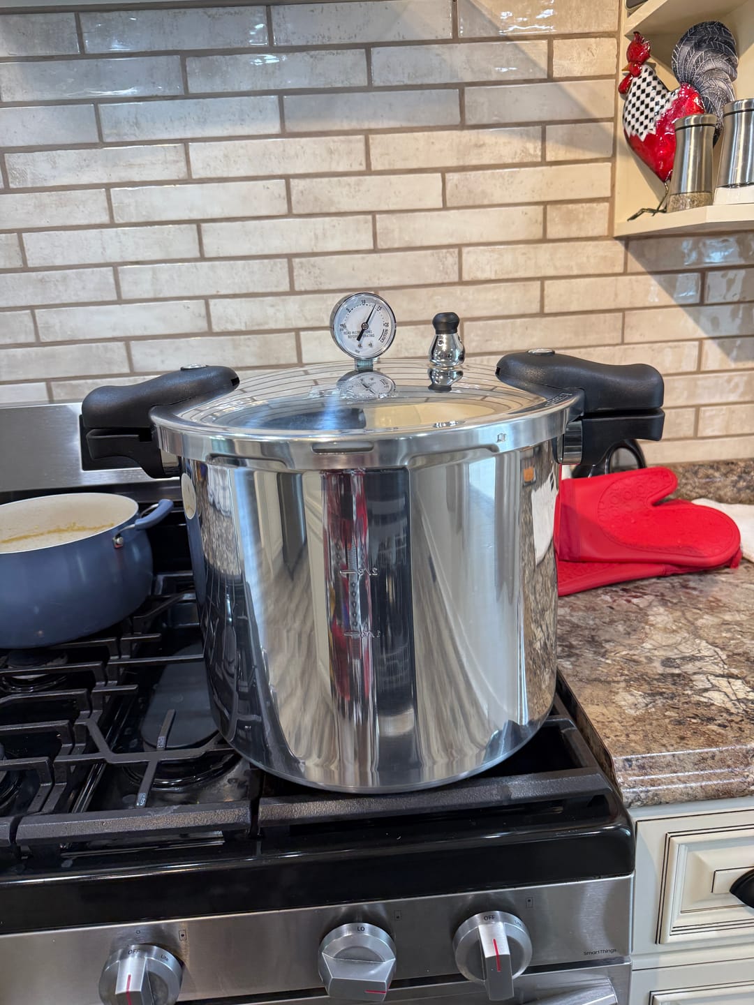 Customer photo review of THE TANKER™ 23 Quart Pressure Canner & Cooker by Denali
