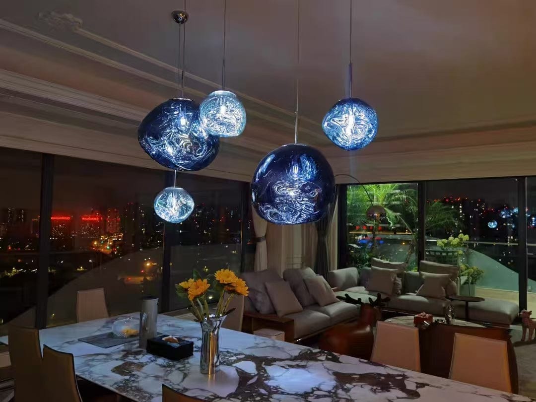 Customer photo review of Tambora Lava Pendant Light, Bulb Version