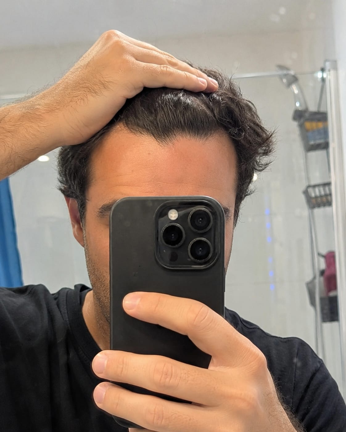 Customer photo review of Grau-Abdeck Farbshampoo