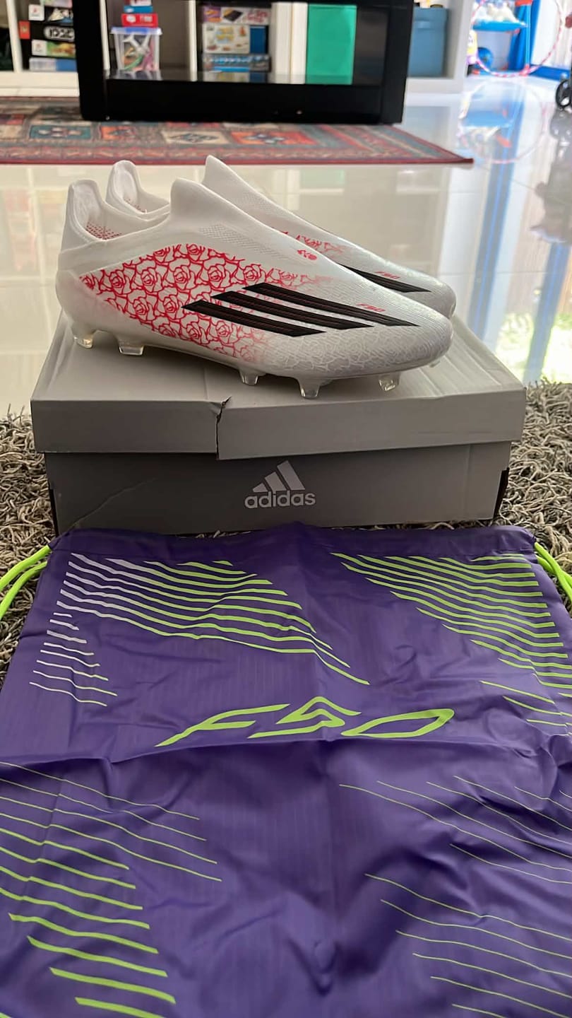 Customer photo review of adidas F50 x LAMINE YAMAL Elite FG - White Pink