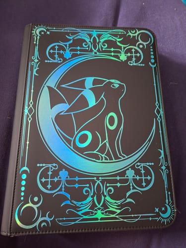 Customer photo review of Lunar Shadow Shiny 9-Pocket Trading Card Binder