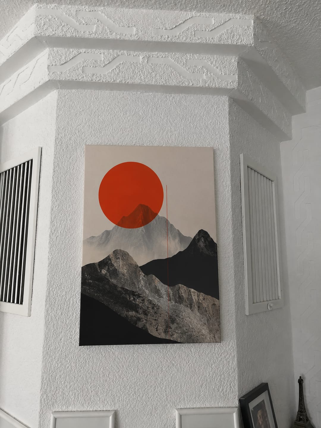 Customer photo review of Red Mountain Art | Crimson Zenith