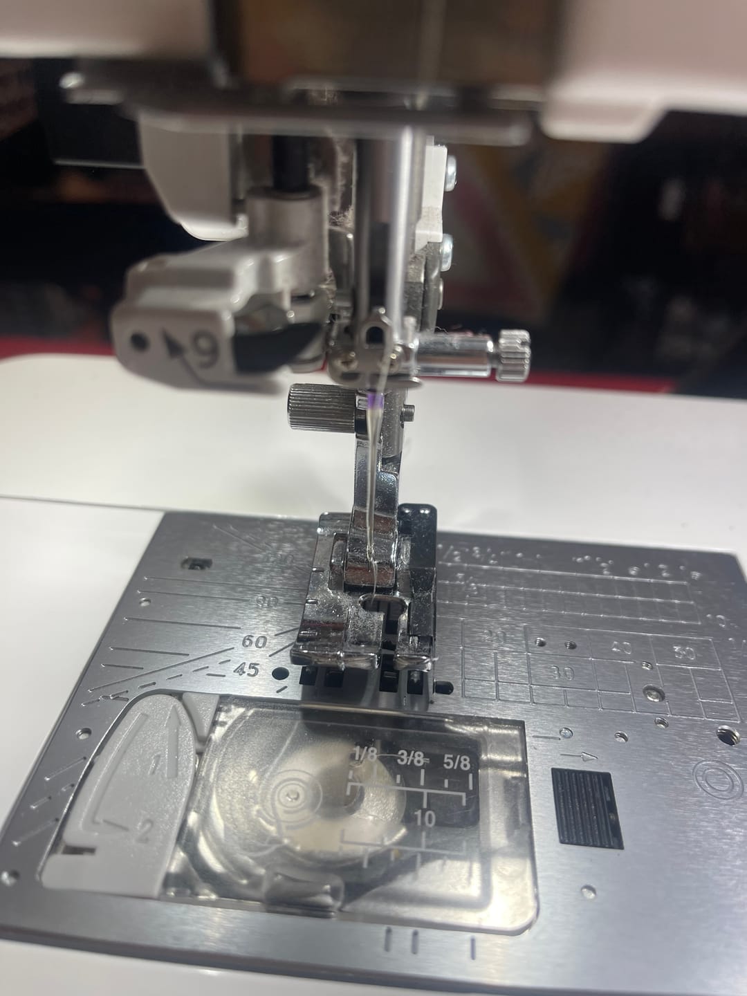 Customer photo review of 1/4" Seam Foot (O), Janome #859814001