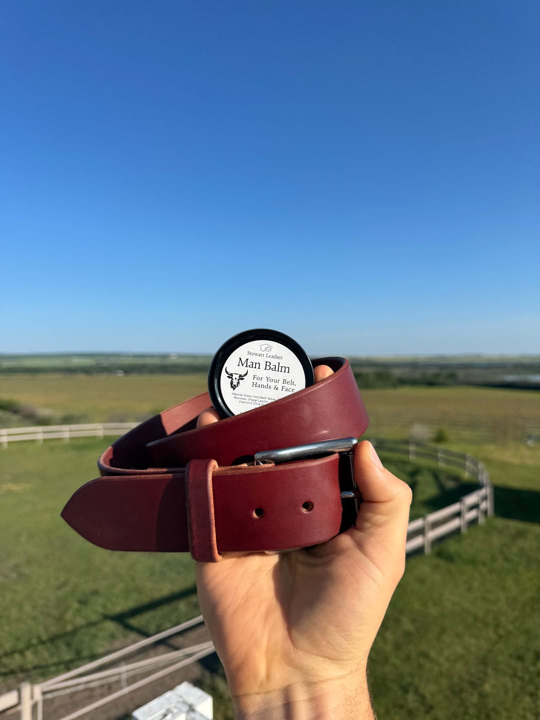 Customer photo review of (NEW) Man Balm - Leather Care Kit