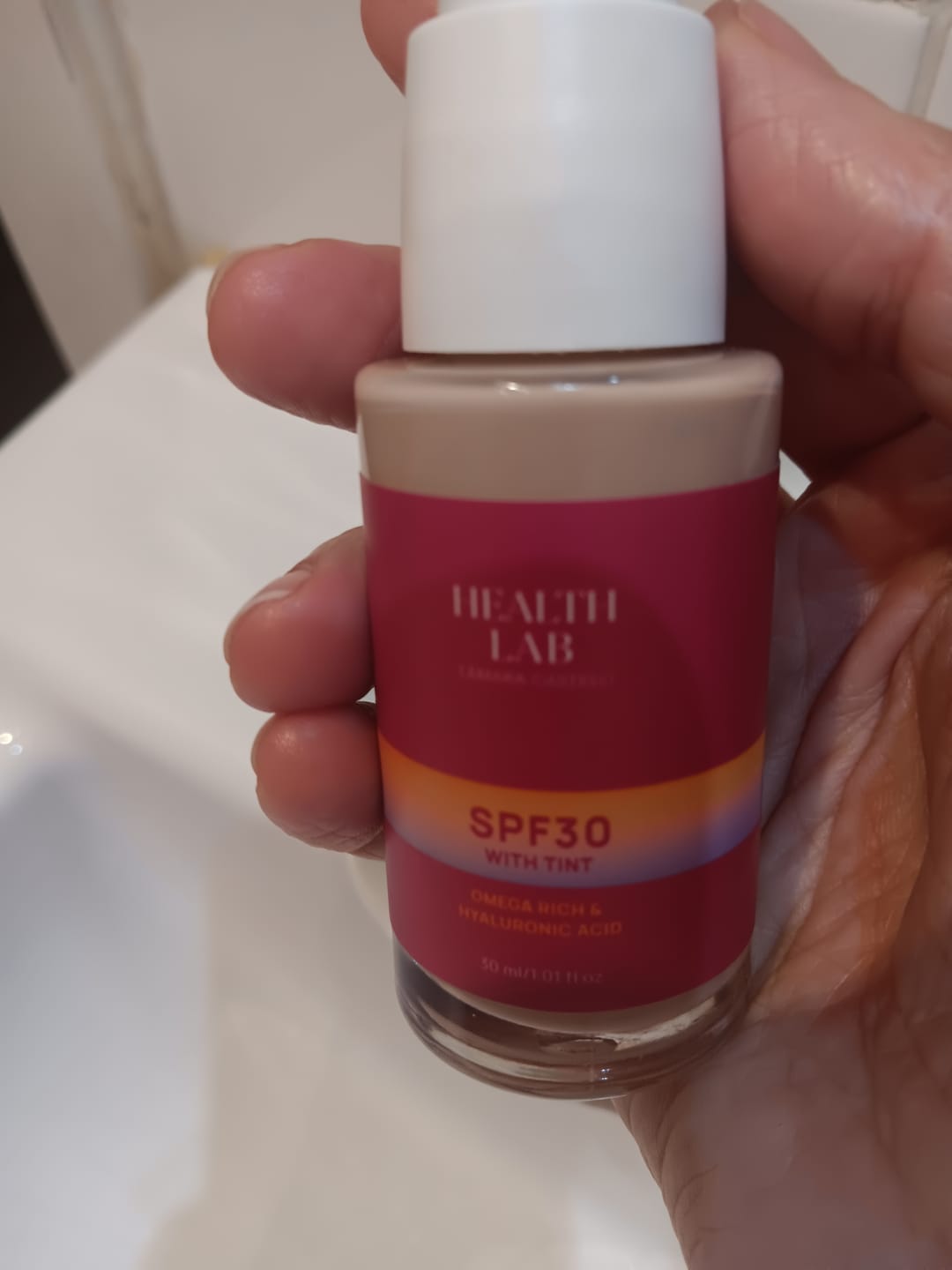 Customer photo review of SPF30 with tint