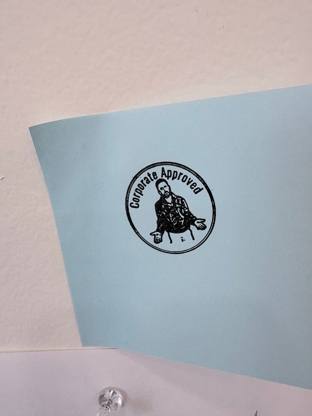 Customer photo review of Face Stamp﹘ Self-Inking Stamp﹘US