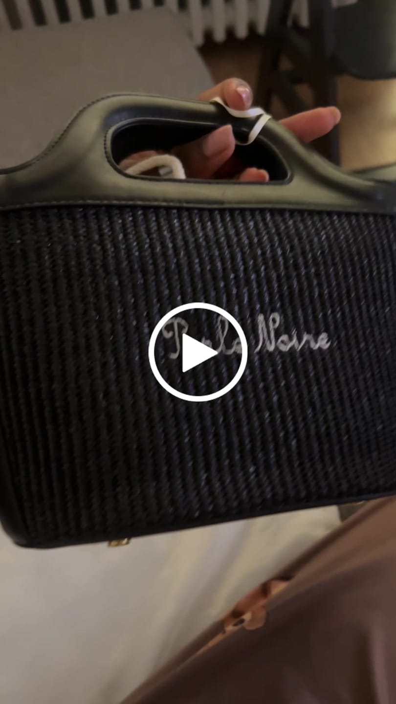 Customer video review of Borsa a Secchiello Sisal - Cuoio