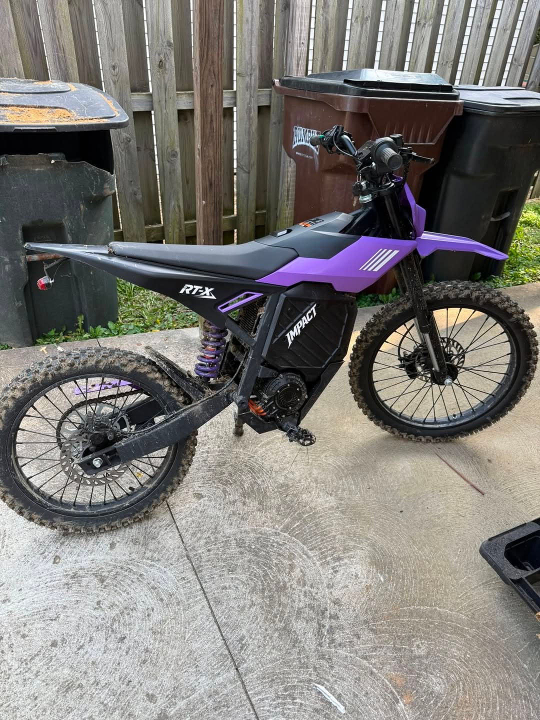Customer photo review of Eskute® RTX 19"17" 6500W Electric Dirt Bike for Adults
