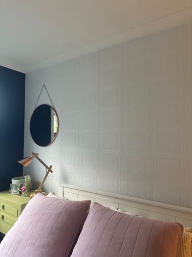 Customer photo review of Turner Tile - Anaglypta - Paintable
