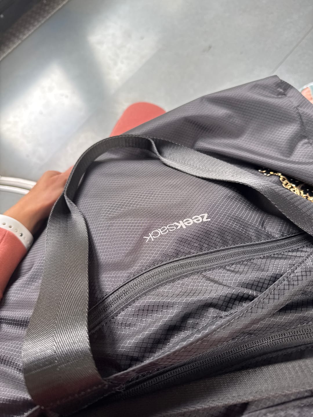 Customer photo review of Foldable Travel Tote 20L
