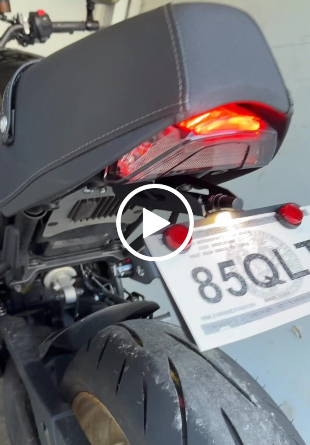 Customer video review of XSR900 Tail Tidy Kit - 2022-2026
