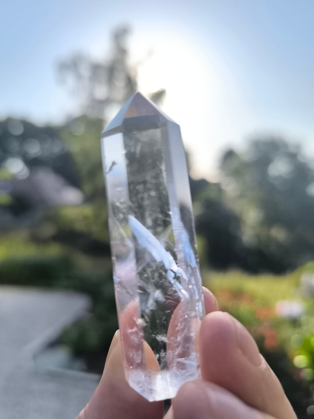 Customer photo review of Pointe cristal de roche taillée