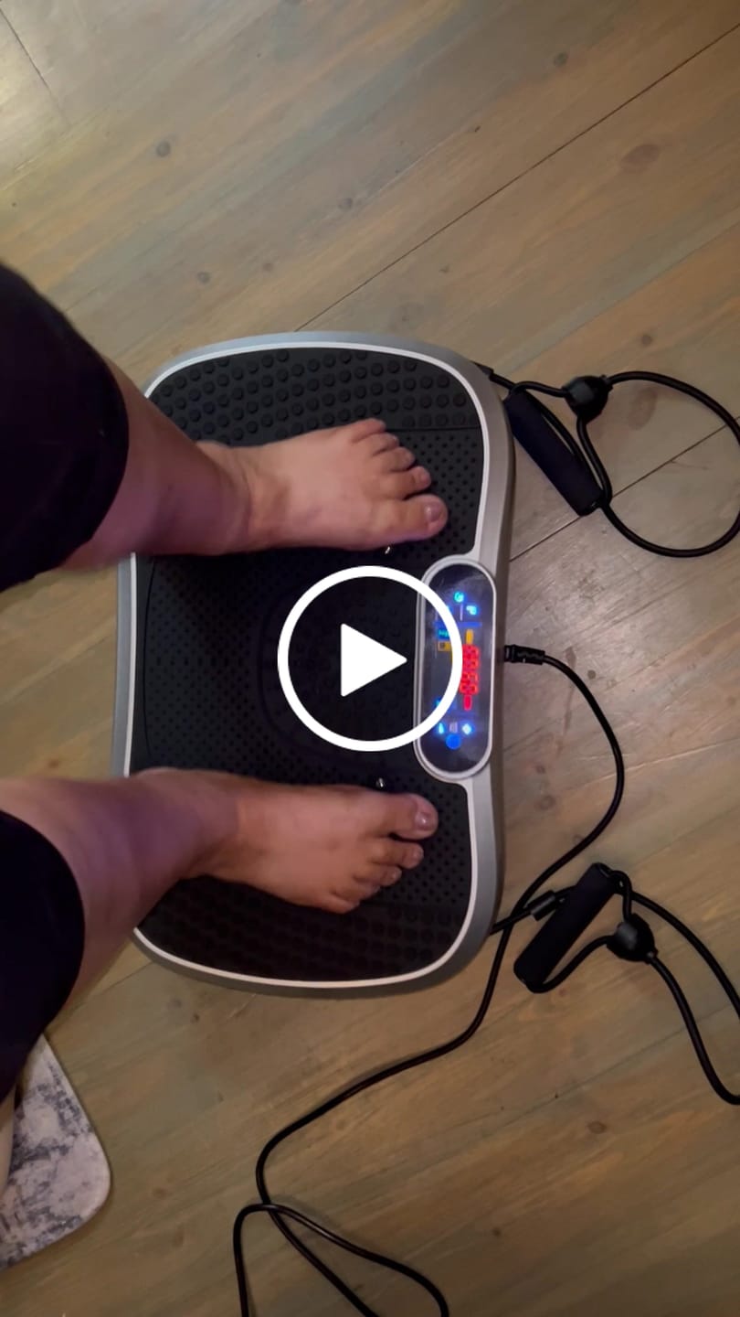 Customer video review of Vibrasjonsplate