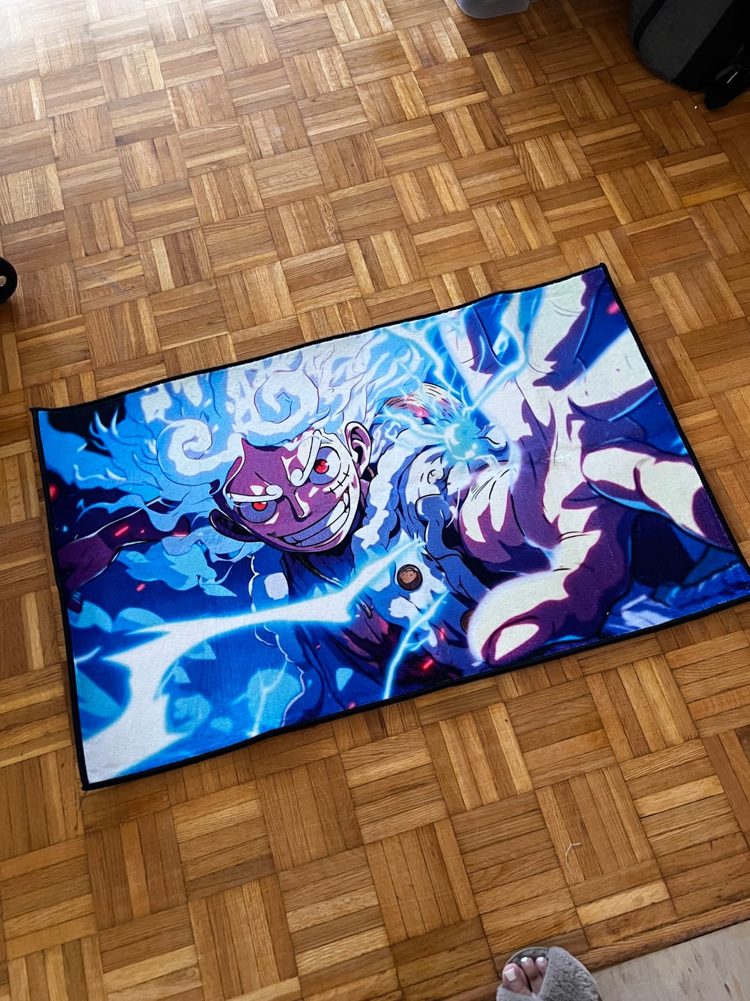 Customer photo review of Luffy Gear 5 Rug